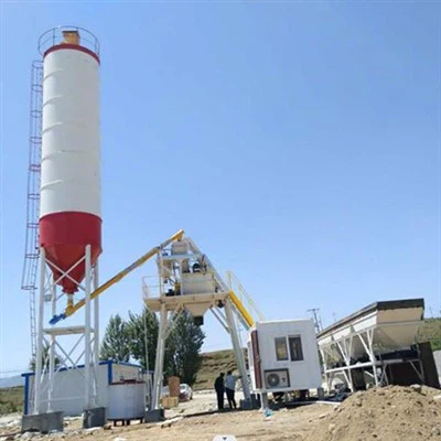 Qual è il sistema di alimentazione di un piccolo impianto di betonaggio?